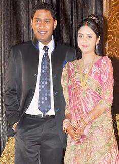 Pankaj and Riddhi's reception party