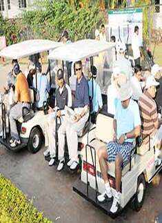 Ragini at ET's Golf tour