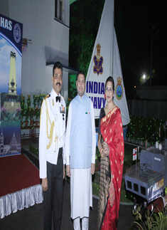Navy officials and other dignitaries came together to celebrate Indian Navy Day