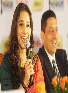 Vidya @ Filmfare press meet