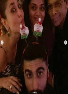 Inside pictures: Ranbir, Alia, Sara, Karan Johar and other B'wood stars have fun at Kareena Kapoor's Christmas party