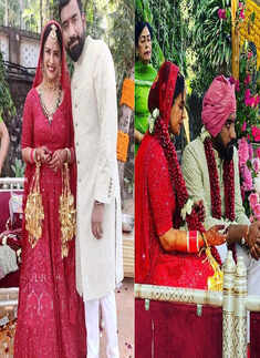 Mesmerising wedding pictures of Mona Singh and investment banker husband Shyam Rajgopalan