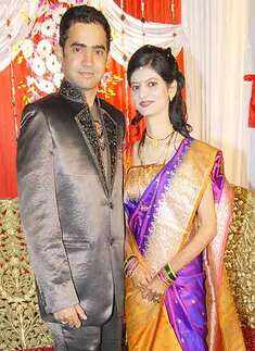 Prathamesh & Prajakta's reception party