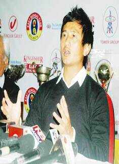 Baichung Bhutia @ press meet
