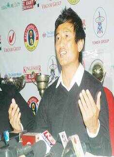 Baichung Bhutia @ press meet