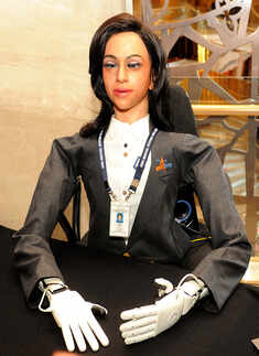 Viral pictures of Vyom Mitra, India's first robot 'astronaut' which will travel to space