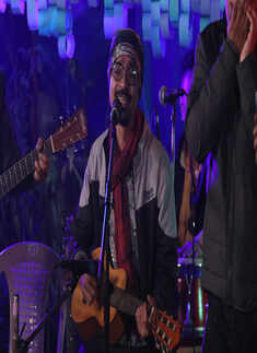 Musicians perform at Upal Sengupta&rsquo;s terrace concert