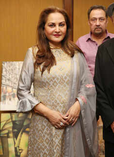 Jaya Prada attends an art exhibition