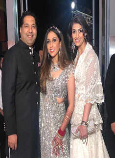 Armaan Jain and Anissa Malhotra's wedding reception pictures
