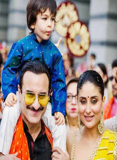 These pictures of Taimur from Armaan Jain&rsquo;s wedding are too cute to miss!