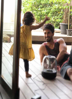 Shahid Kapoor and Misha Kapoor pictures