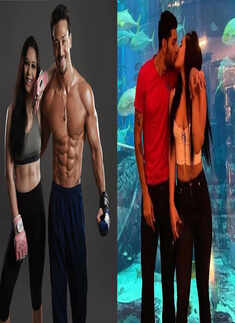 Tiger Shroff&rsquo;s sister Krishna shares a sweet kiss with her boyfriend Eban Hyams 