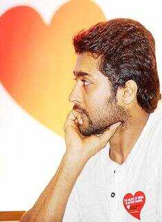 Suriya @ 'Billion Hearts Beating' campaign