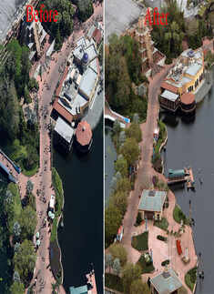 Pictures from Disney World before and after coronavirus closures