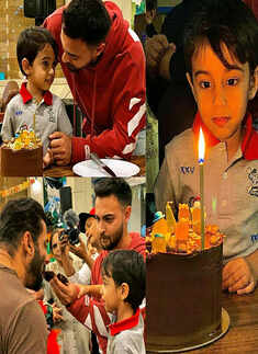 Inside pictures from Salman Khan's nephew Ahil's birthday party with family