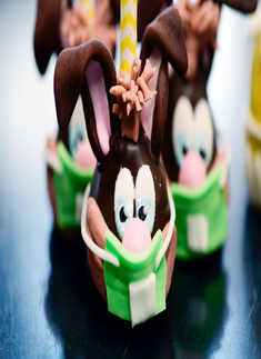 Pictures of Easter Bunnies spreading awareness during the Covid-19 outbreak are too cute to be missed!