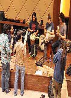 'Hum Ensemble' band rehearsals