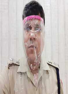 Coronavirus: Balrampur Police develops low-cost face shield