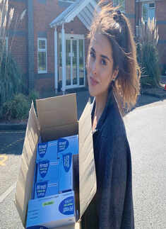Beauty queen distributes PPE kits to fight coronavirus