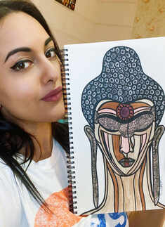 Covid-19 outbreak: Sonakshi Sinha auctions her artwork to raise fund for daily wage workers