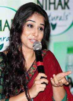 Vidya promotes a hair oil