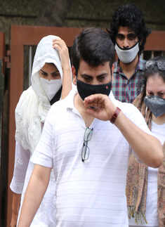 Sushant Singh Rajput funeral pictures