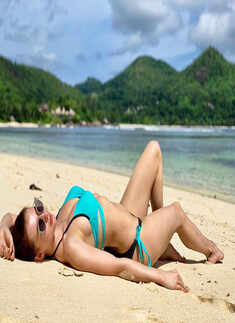 Claudia Ciesla is making heads turn with her beach vacation pictures