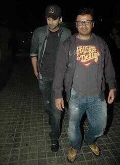 Ranbir, Nargis, Ayan spotted at multiplex