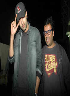 Spotted: Ranbir with Ayan, Nargis