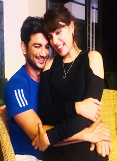 Rumoured GF Rhea Chakraborty shares happy pictures with Sushant Singh Rajput a month after his demise