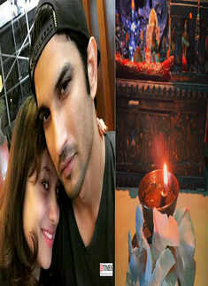 Ankita Lokhande lights a diya on Sushant Singh Rajput's one-month death anniversary; calls him 'Child of God'