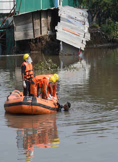 Four die, houses collapse in Delhi's first heavy monsoon rainfall