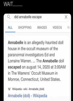 Rumours of &lsquo;Haunted&rsquo; Annabelle Doll escaping from Warren Museum go viral, memes flood internet