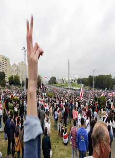 Massive protest against Lukashenko in Belarus
