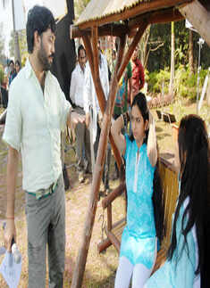 Avika Gor shoots for an Ad