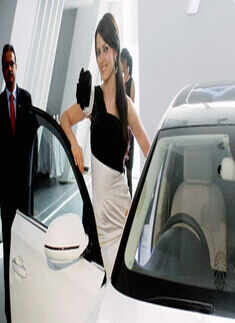 Yana Gupta at launch of Audi A8