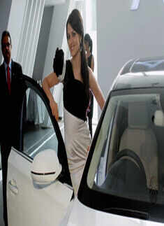 Yana Gupta at launch of Audi A8