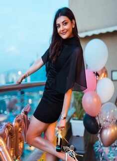 Kajal Aggarwal flaunts her stunning little black dress as she embraces the 'new normal'