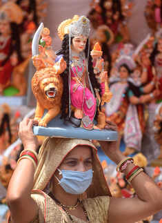 COVID-19 casts its shadow on Navratri festivities