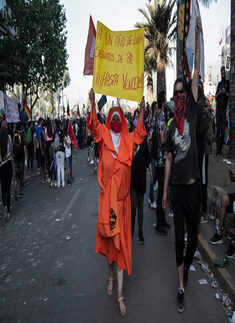 Two churches set ablaze as protests turn violent in Chile