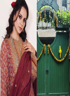 Kangana Ranaut shares photos of Mumbai office on Dusshera; takes jibe at Maharashtra Government