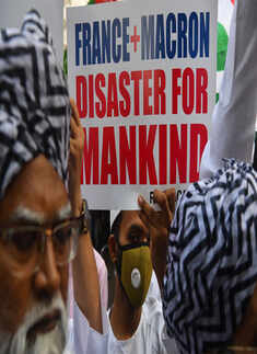 Protests intensified against French president Emmanuel Macron