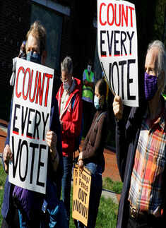 US Elections: Thousands rally to 'protect the vote'