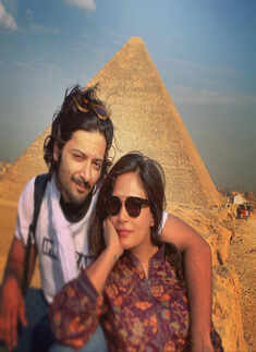 Richa Chadha holidays in Egypt with her &lsquo;Best travel partner&rsquo; Ali Fazal