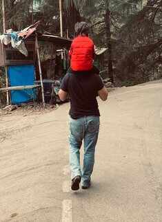 Kareena Kapoor and son Taimur Ali Khan try their hands at pottery in Dharamkot