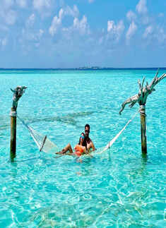 Armaan Jain shares stunning pictures with wife Anissa Malhotra from Maldives vacation