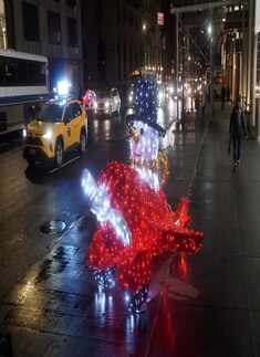Pictures of cities around the world lit up during Christmas season