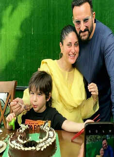 Adorable pictures from little Taimur Ali Khan's birthday celebration