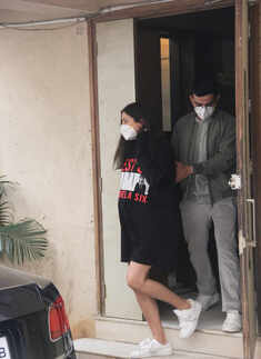 Candid moments of parents-to-be Virat Kohli and Anushka Sharma