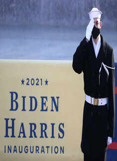 Best pictures from Joe Biden's inauguration ceremony